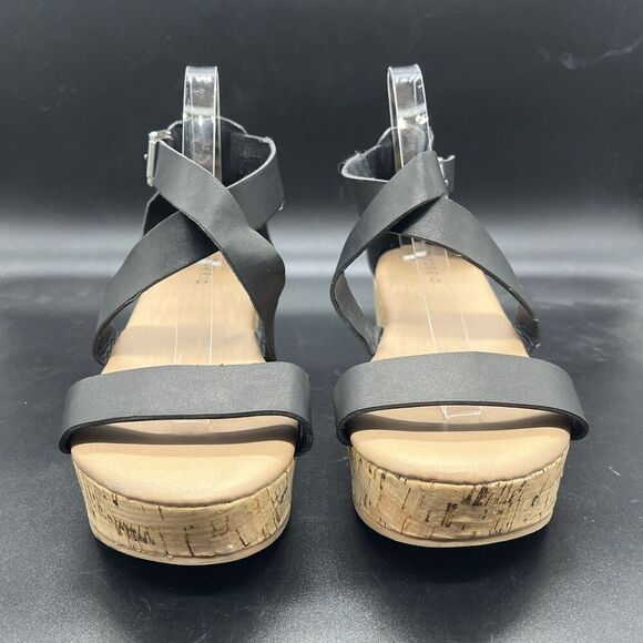 Torrid Strappy Wedge Sandal Cork Bottom Women’s 10.5 casual summer vacation - Picture 3 of 7